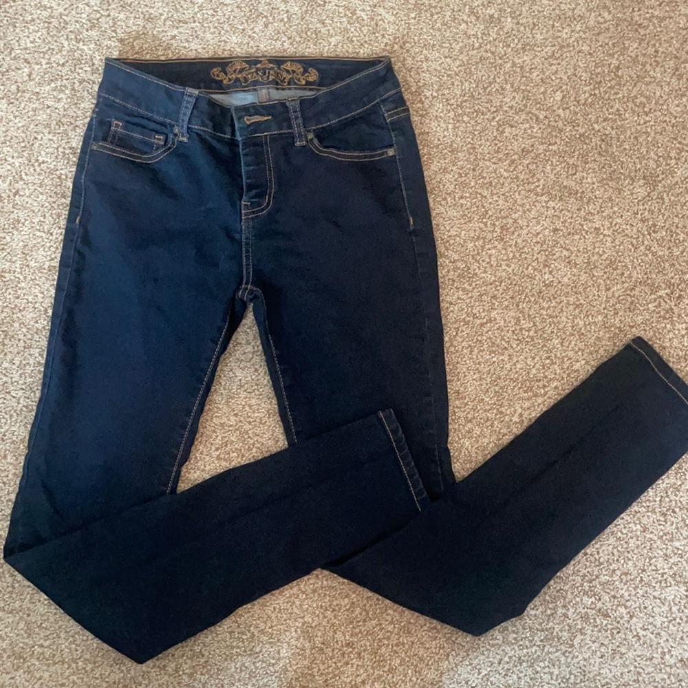 Dark blue jeans